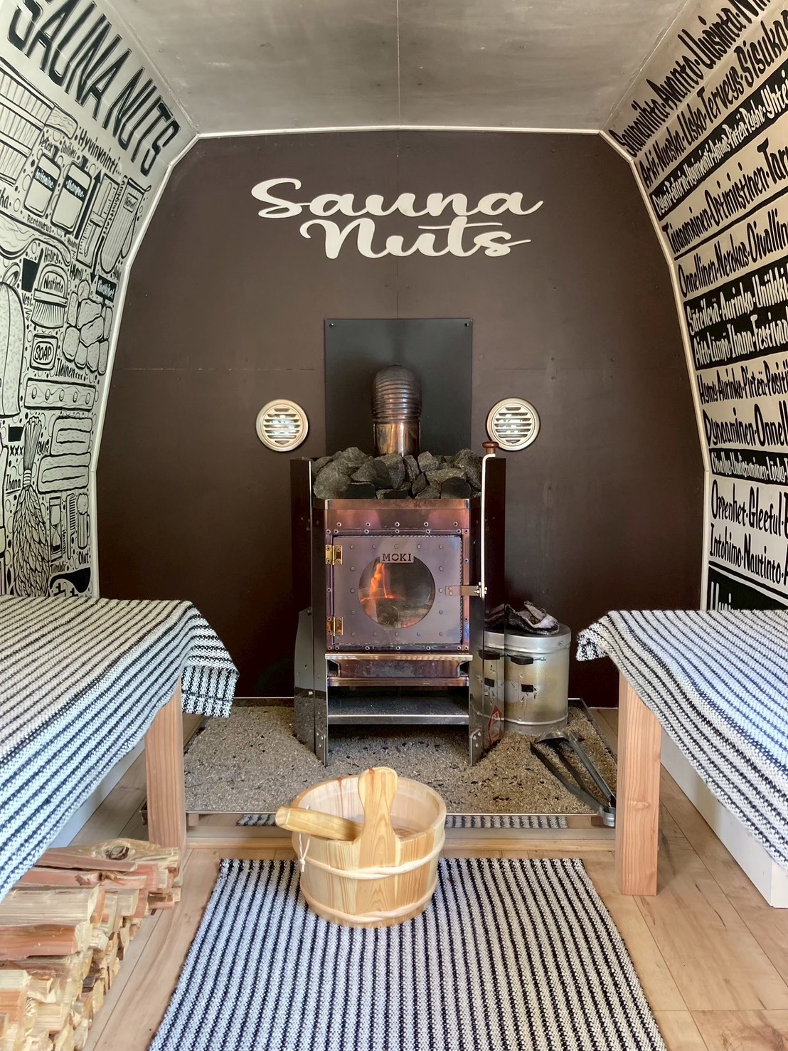 箱蒸風呂 ナッツ 内観