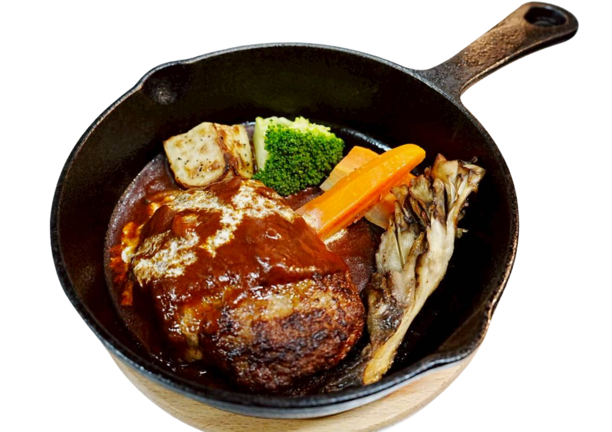会津牛ブレンドハンバーグ デミグラスソース